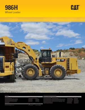 Încărcătoare pe roți Caterpillar 986H