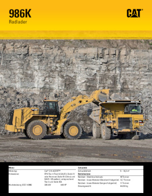 Încărcătoare pe roți Caterpillar 986K