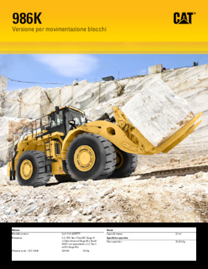 Încărcătoare pe roți Caterpillar 986K