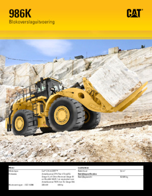 Încărcătoare pe roți Caterpillar 986K