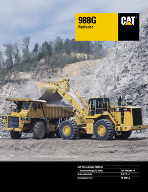 Încărcătoare pe roți Caterpillar 988 G