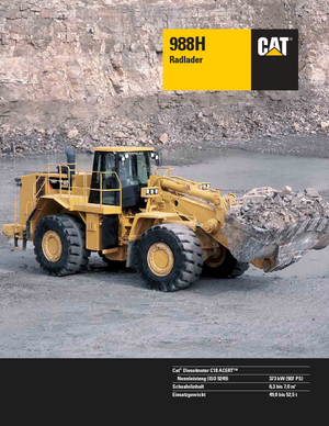 Încărcătoare pe roți Caterpillar 988H