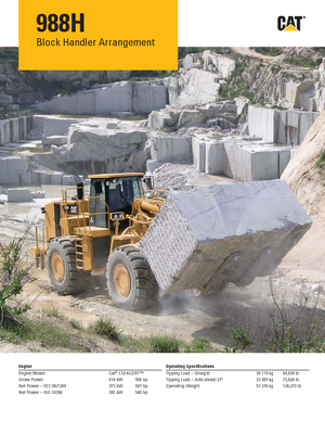 Încărcătoare pe roți Caterpillar 988H