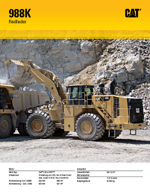 Încărcătoare pe roți Caterpillar 988K