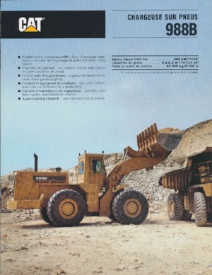 Încărcătoare pe roți Caterpillar 988B
