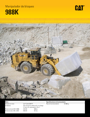 Încărcătoare pe roți Caterpillar 988K