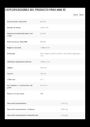 Încărcătoare pe roți Caterpillar 988K XE