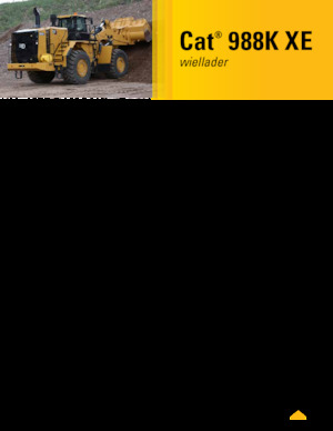 Încărcătoare pe roți Caterpillar 988K XE