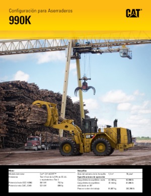 Încărcătoare pe roți Caterpillar 990K