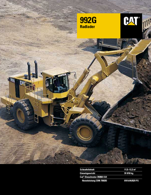 Încărcătoare pe roți Caterpillar 992 G