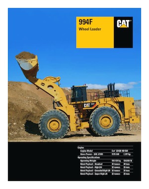 Încărcătoare pe roți Caterpillar 994F