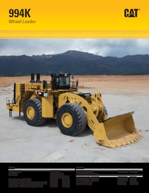 Încărcătoare pe roți Caterpillar 994K