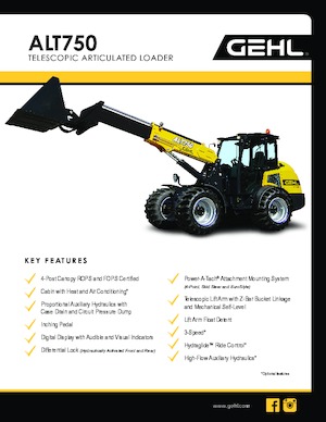 Încărcătoare pe roți Gehl ALT750