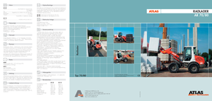 Încărcătoare pe roți Atlas AR 70