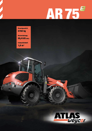 Încărcătoare pe roți Atlas AR 75