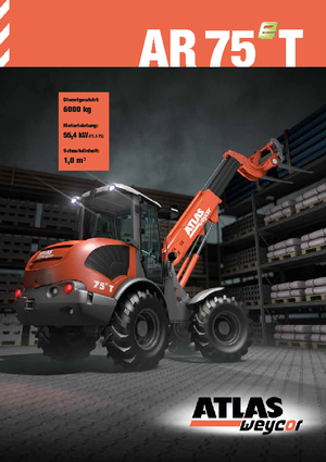 Încărcătoare pe roți Atlas AR 75 T