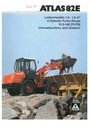 Încărcătoare pe roți Atlas AR 82 E