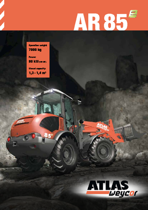 Încărcătoare pe roți Atlas AR 85 E
