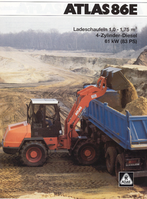 Încărcătoare pe roți Atlas AR 86 E