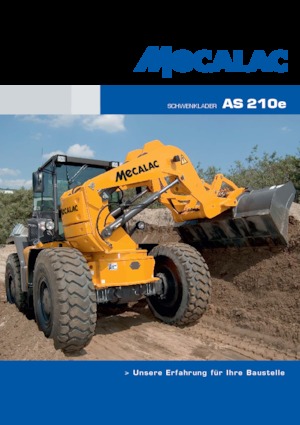 Încărcătoare pe roți Mecalac AS210e