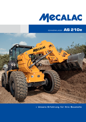 Încărcătoare pe roți Mecalac AS 210 e