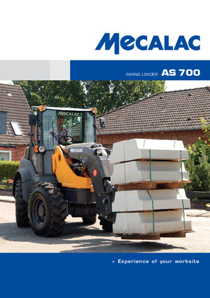 Încărcătoare pe roți Mecalac AS 700