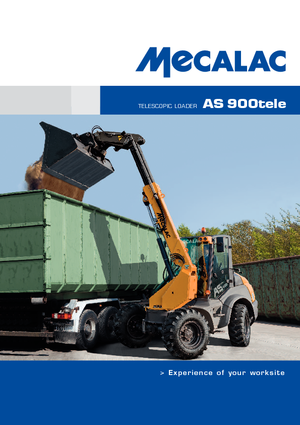 Încărcătoare pe roți Mecalac AS 900 tele