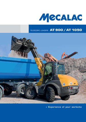 Încărcătoare pe roți Mecalac AT 1050