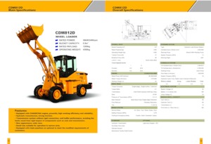 Încărcătoare pe roți Lonking CDM858