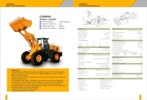 Încărcătoare pe roți Lonking CDM860