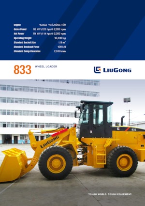 Încărcătoare pe roți Liugong CLG833