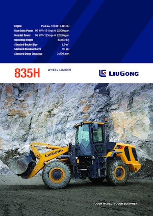 Încărcătoare pe roți Liugong 835H