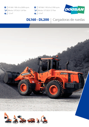 Încărcătoare pe roți Doosan DL 200