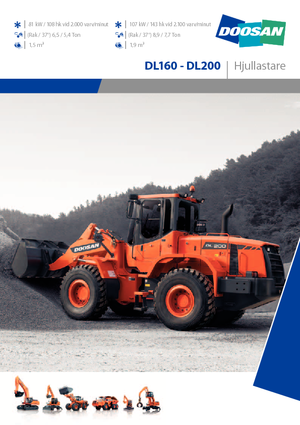 Încărcătoare pe roți Doosan DL 200