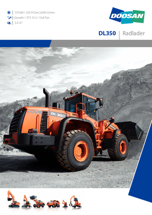 Încărcătoare pe roți Doosan DL 350
