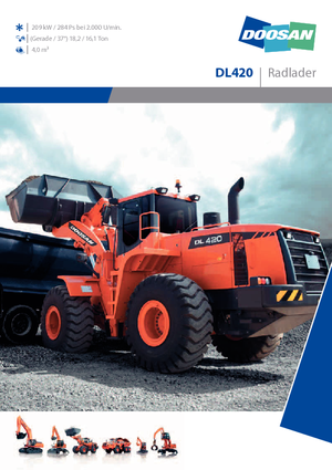 Încărcătoare pe roți Doosan DL420-3
