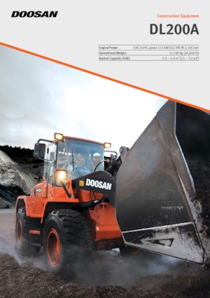 Încărcătoare pe roți Doosan DL200A