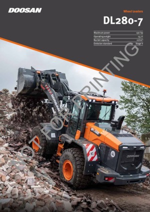 Încărcătoare pe roți Doosan DL280-7
