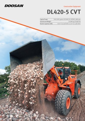 Încărcătoare pe roți Doosan DL420-5CVT