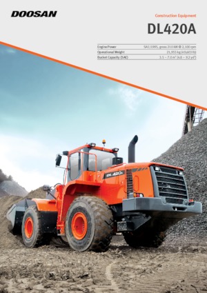 Încărcătoare pe roți Doosan DL420A