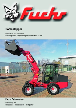 Încărcătoare (pe roți, cu cupă sau furci) Fuchs Yard loaders F 1100
