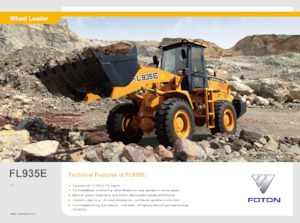 Încărcătoare pe roți Foton Lovol FL935E-II