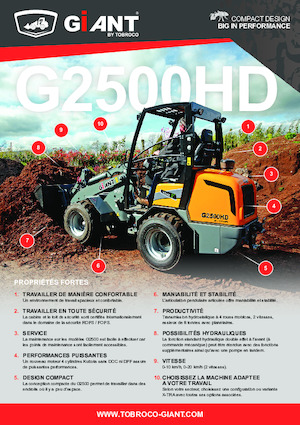 Încărcătoare pe roți Giant G2500 X-tra HD