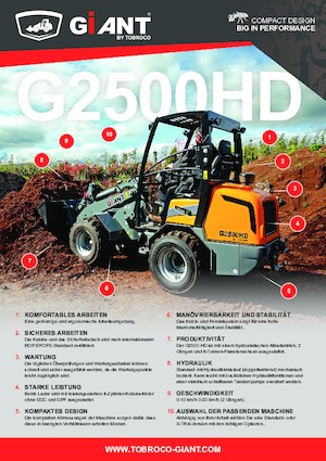 Încărcătoare pe roți Giant G2500 X-tra HD