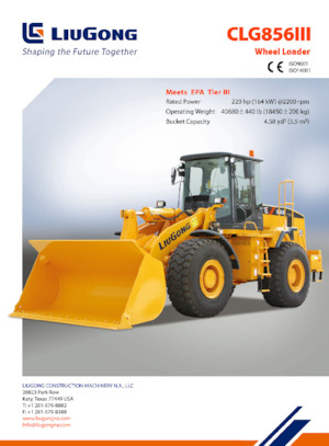 Încărcătoare pe roți Liugong GLC856 III 