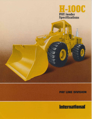 Încărcătoare pe roți International Harvester H-100C