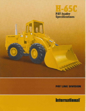 Încărcătoare pe roți International Harvester H-65C