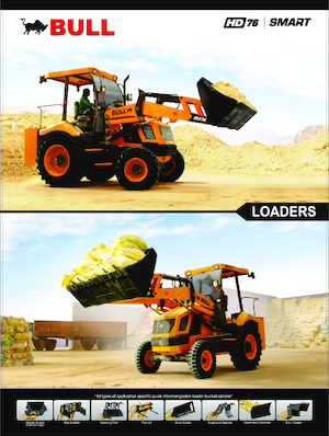 Încărcătoare pe roți Bull HD76