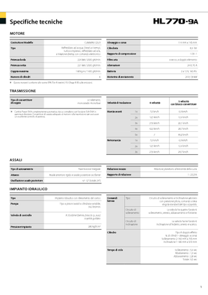 Încărcătoare pe roți Hyundai HL 770-9 A