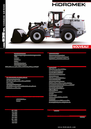 Încărcătoare pe roți Hidromek HMK 635 WL